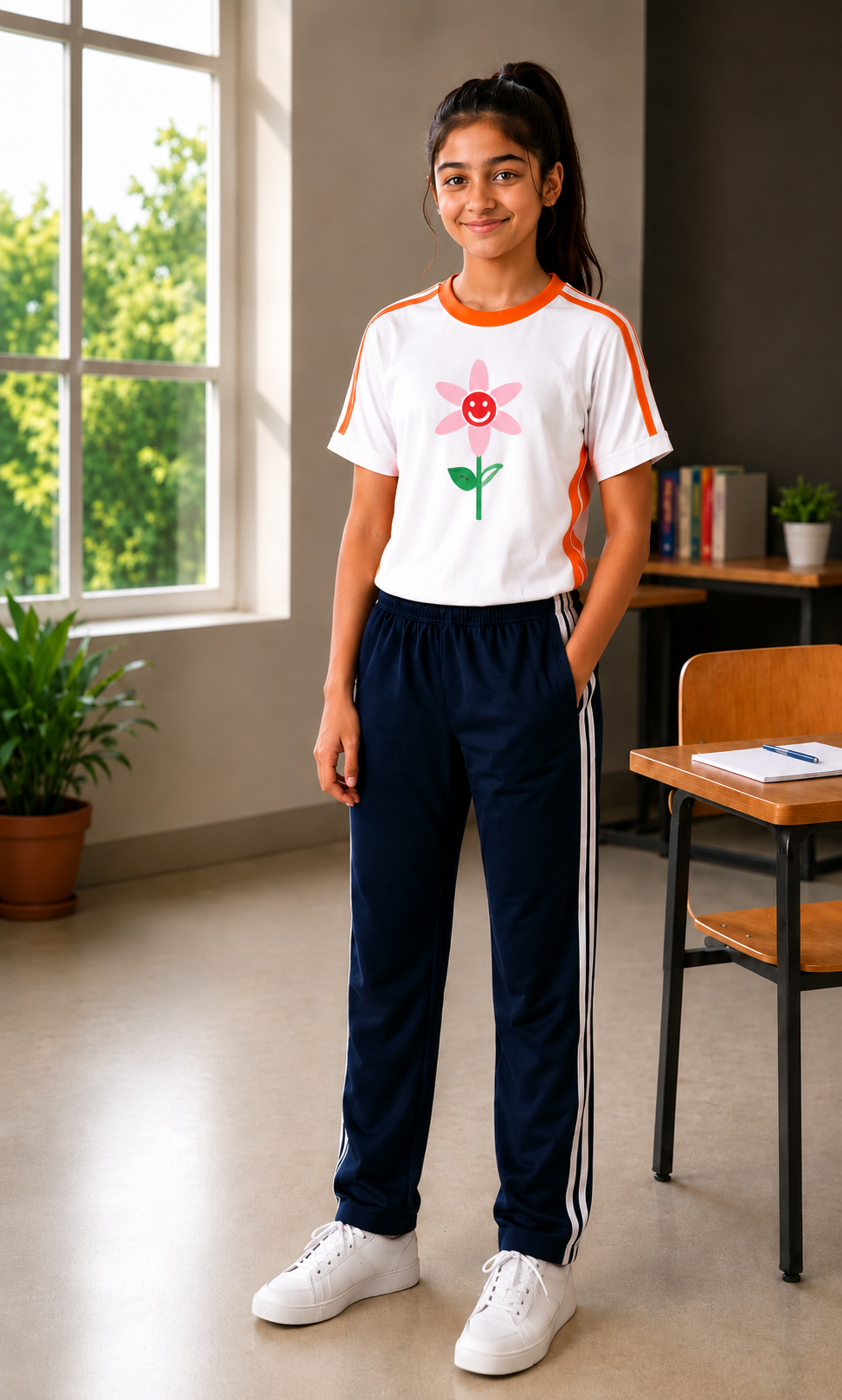 Girls House Uniform Track Pants